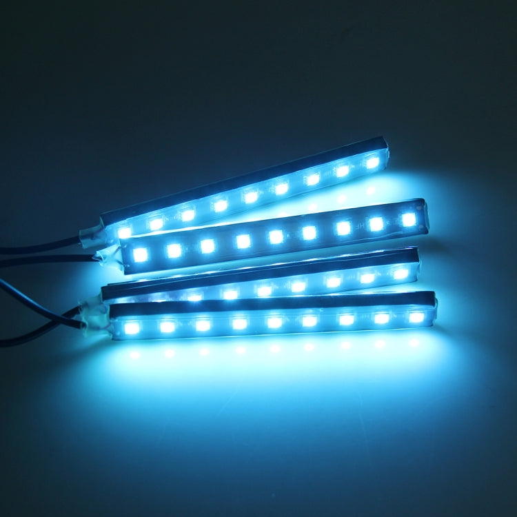 4 in 1 4.5W 36 SMD-5050-LEDs RGB Car Interior Floor Decoration Atmosphere Neon Light Lamp, DC 12V
