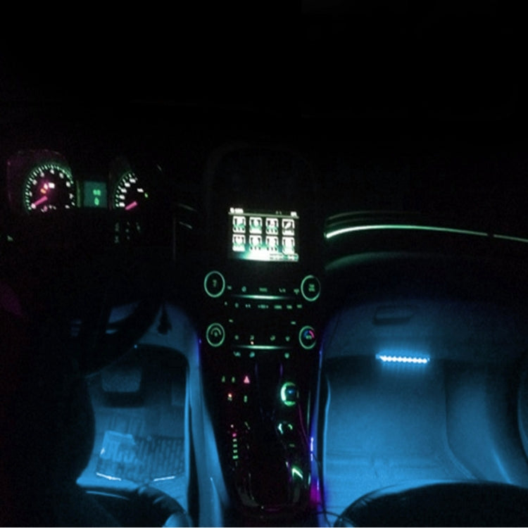 4 in 1 4.5W 36 SMD-5050-LEDs RGB Car Interior Floor Decoration Atmosphere Neon Light Lamp, DC 12V