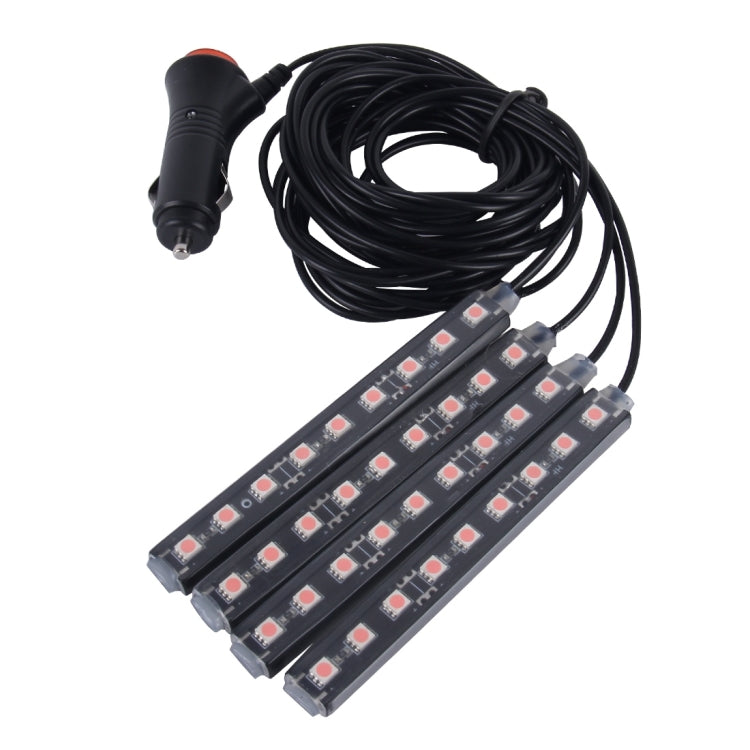 4 in 1 4.5W 36 SMD-5050-LEDs RGB Car Interior Floor Decoration Atmosphere Neon Light Lamp, DC 12V
