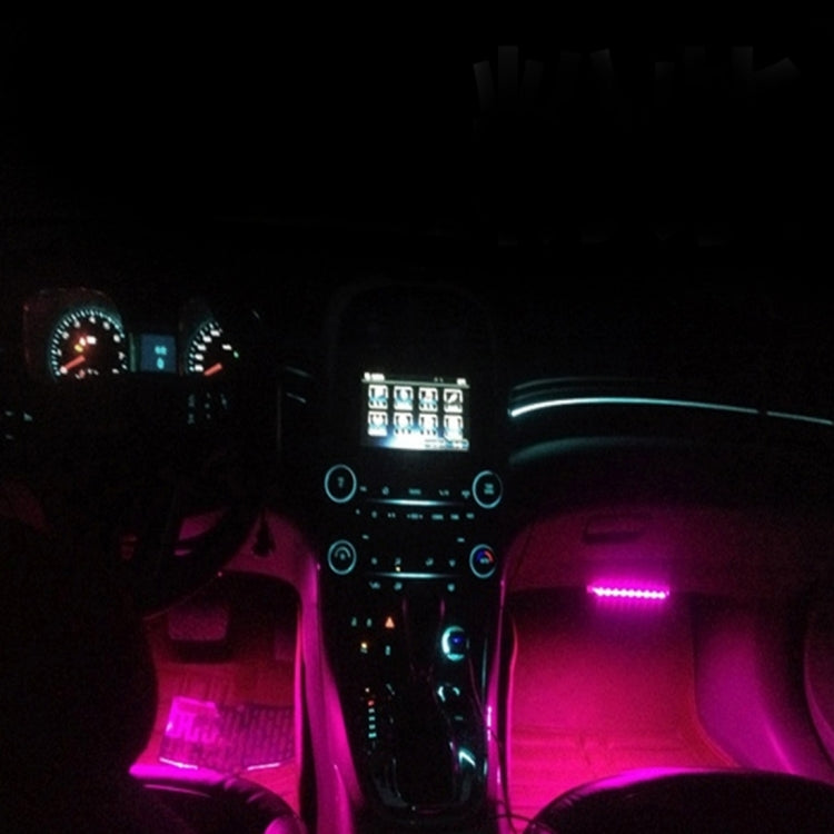 4 in 1 4.5W 36 SMD-5050-LEDs RGB Car Interior Floor Decoration Atmosphere Neon Light Lamp, DC 12V