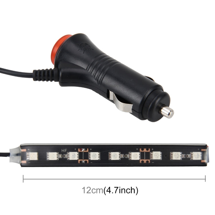 4 in 1 4.5W 36 SMD-5050-LEDs RGB Car Interior Floor Decoration Atmosphere Neon Light Lamp, DC 12V