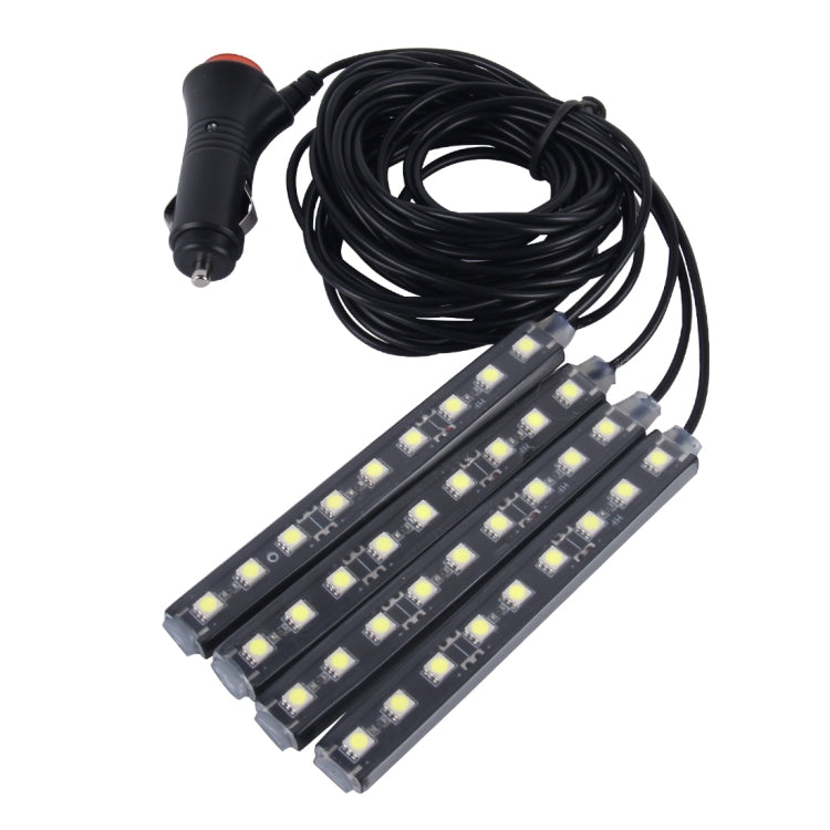 4 in 1 4.5W 36 SMD-5050-LEDs RGB Car Interior Floor Decoration Atmosphere Neon Light Lamp, DC 12V