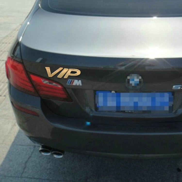 VIP Shape Shining Metal Car Free Sticker