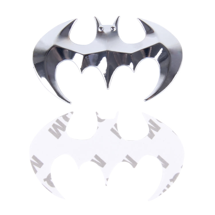 Bat with Crystal Eyes Shape Shining Metal Car Free Sticker