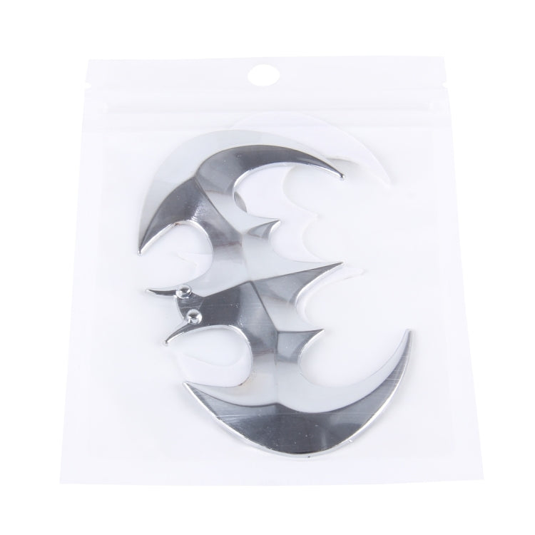 Bat with Crystal Eyes Shape Shining Metal Car Free Sticker
