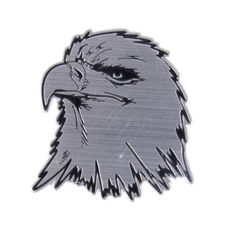 Owl Head Shape Shining Metal Car Free Sticker