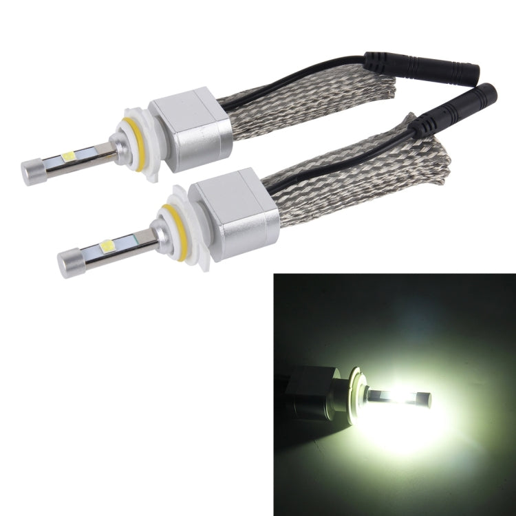 2 PCS 9012 45W 5500lm 6000K Car LED Headlight with 2 CREE Lamps And Scattered Hotline, DC 8-32V(White Light)