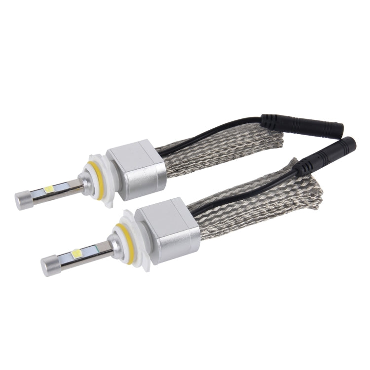 2 PCS 9012 45W 5500lm 6000K Car LED Headlight with 2 CREE Lamps And Scattered Hotline, DC 8-32V(White Light)