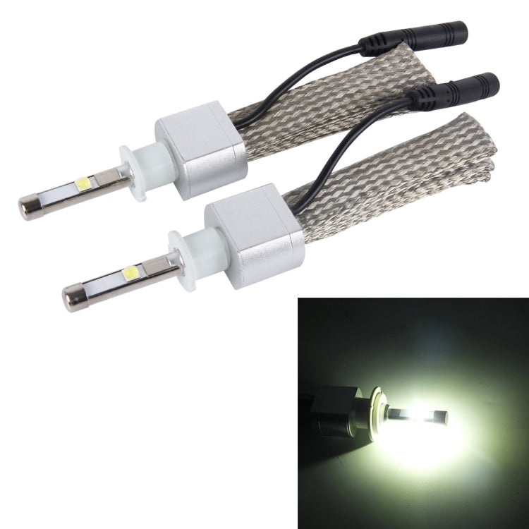 2 PCS H3 45W 5500lm 6000K Car LED Headlight with 2 CREE Lamps And Scattered Hotline, DC 8-32V(White Light)