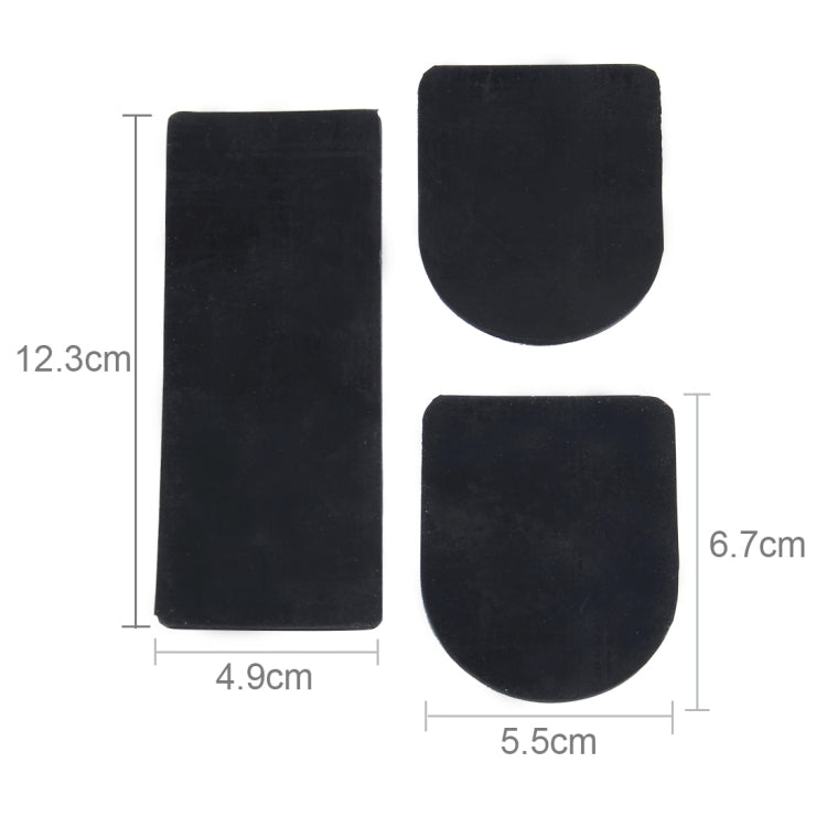 3 PCS Universal Stainless Steel Car Safety Manual Brake Pedals Pads