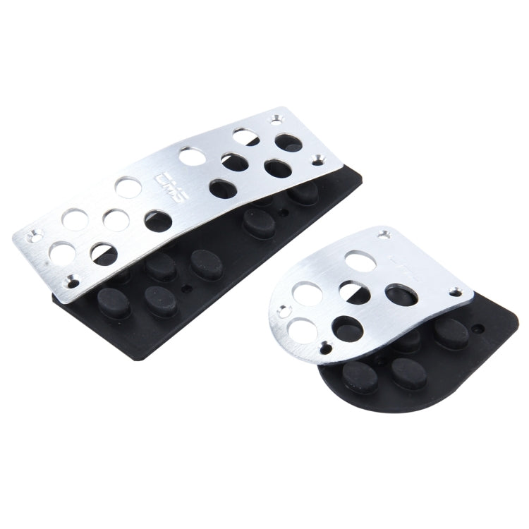 3 PCS Universal Stainless Steel Car Safety Manual Brake Pedals Pads