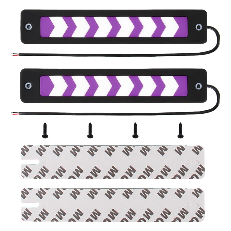 2 PCS 6W LED COB LEDs Daytime Running Lights Lamps, DC 12V