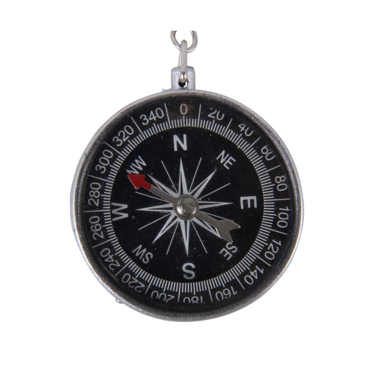 Portable Survival Compass with Keychain Key Ring for Hiking and Camping