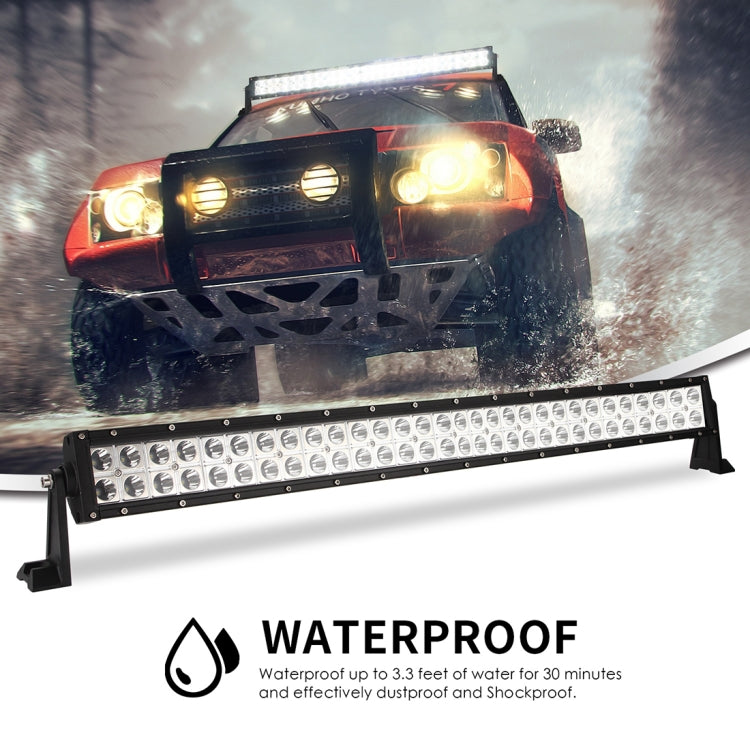 30 inch 2 Rows 70W 6000K IP67 Car Boat Marine Work Lights Spotlight LED Bulbs, DC 10-30V