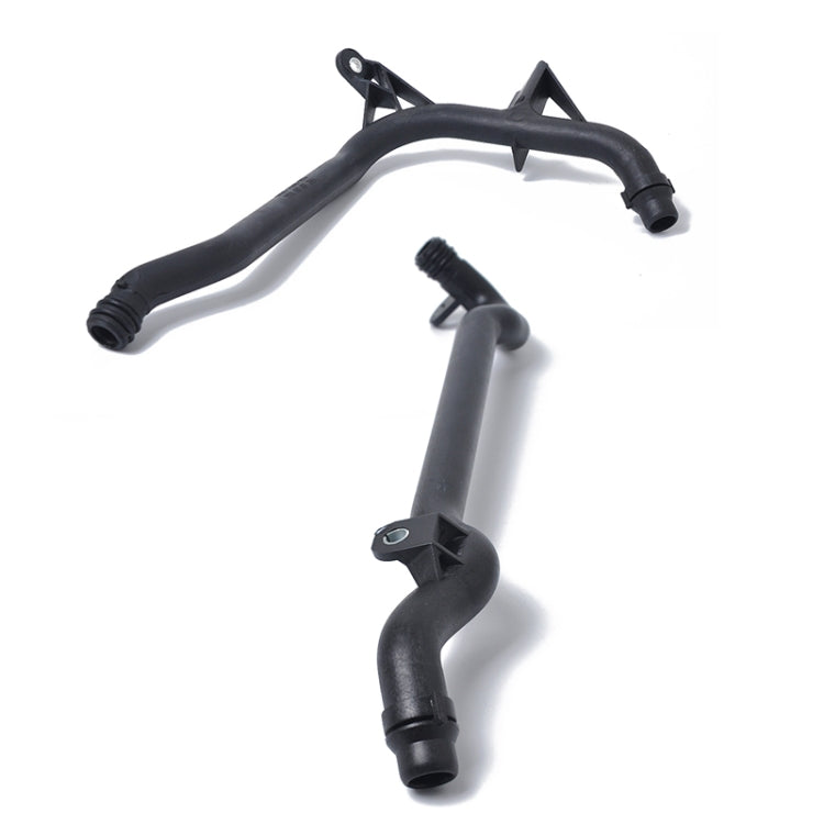 2 PCS Car Engine Water Pump Coolant Pipe Hose 11537502525 11531705210 for BMW