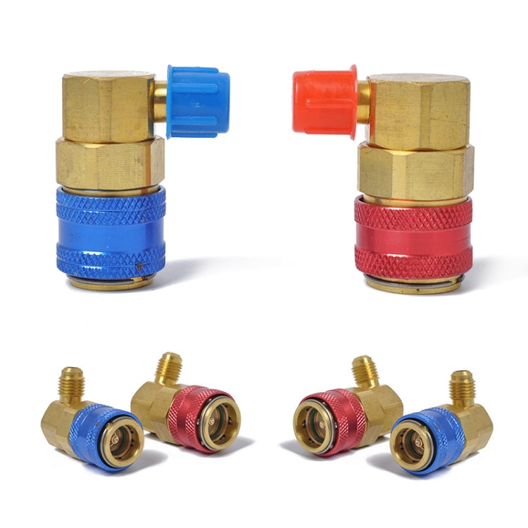 Car Air Conditioning Fluorine 90 Degree Quick Joints