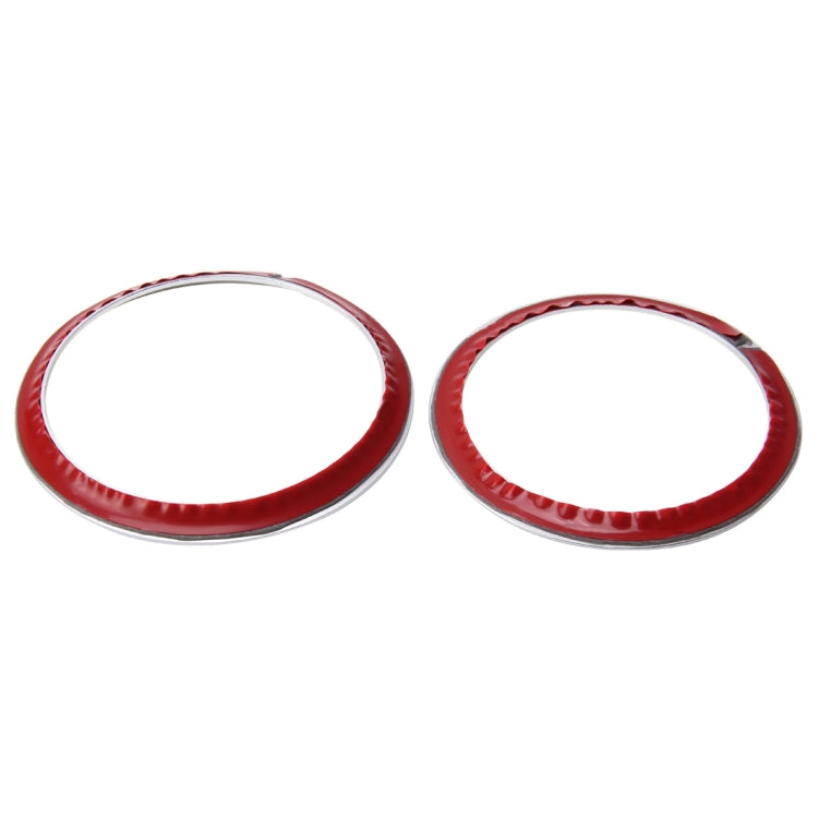2 PCS/Set Zinc Alloy Steering Wheel Decoration Ring Sticker Logo Car Styling Modification Car Front Logo Ring Decoration Rear Cover Trim Hood Emblem Rings for BMW 3 Series