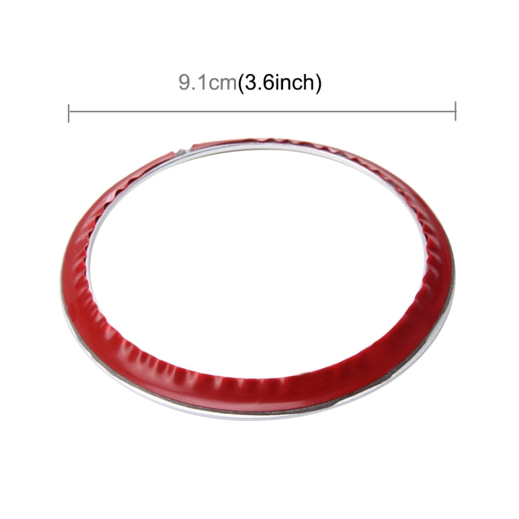 2 PCS Car Logo Decorative Circle Steering Wheel Decoration Ring Sticker Logo Car Styling Modification Car Front Logo Ring Decoration Rear Cover Trim Hood Emblem Rings for BMW 5 Series