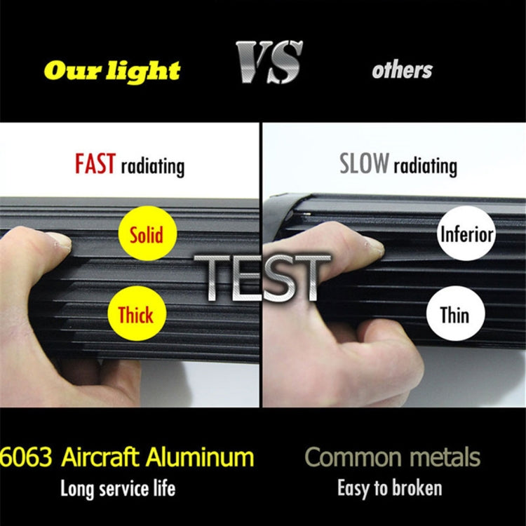 5 inch 18W 24 LED Waterproof IP67 Two Bar Modified Off-road Lights Spotlight Light Car Work Lights, DC 9-48V