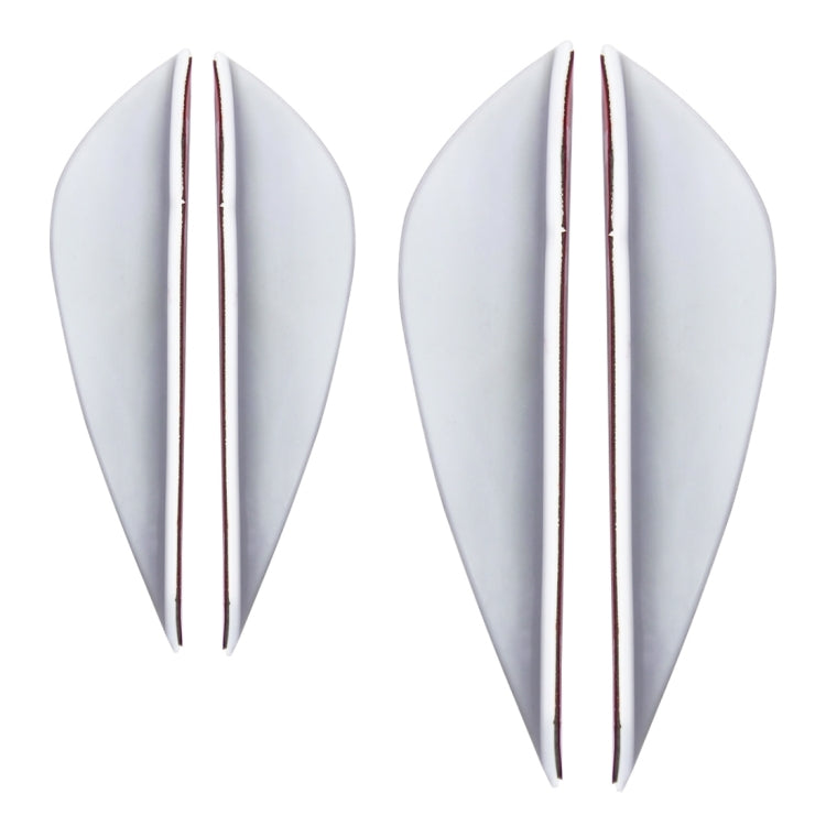 2 Pair Car Styling Body Head Side Light Lamp Frame Stick Cover Trim Car Styling Side Light Decoration Trim Cover Auto Accessories, Length: 16cm, 13cm