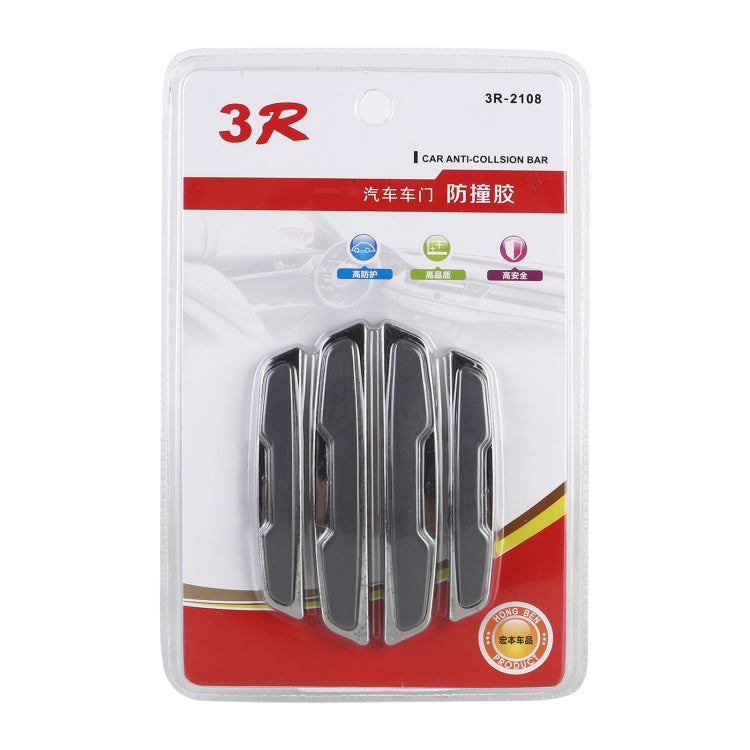 4 PCS Car Door Side Guard Anti Crash Strip Car Exterior Avoid Bumps Collsion Impact Protector Fashion Design Car Sticker