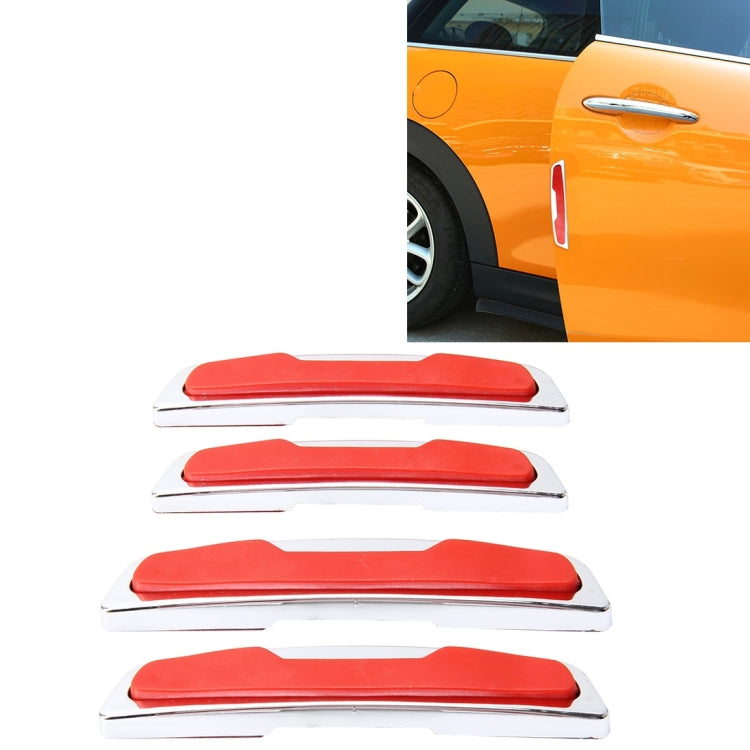 4 PCS Car Door Side Guard Anti Crash Strip Car Exterior Avoid Bumps Collsion Impact Protector Fashion Design Car Sticker