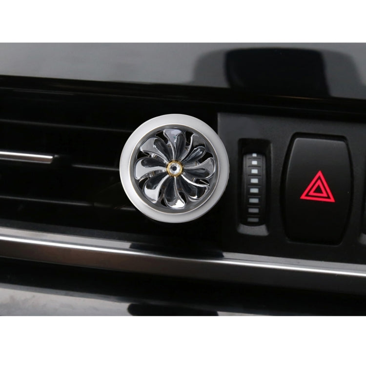 Air Force No. 8 Automobile Air Conditioning Outlet Mini Fan Rotary Aromatherapy Perfume Clip Car Air Conditioning Outlet Perfume Folder Car Perfume Aromatherapy with Ointment