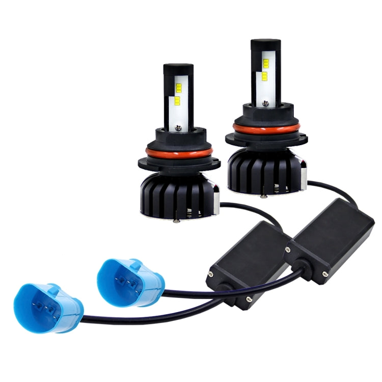 2 PCS 9004 HB1 25W 3000LM 6000K IP65 Waterproof Car Headlight with 12 CSP Lamps White Light, DC 9-36V