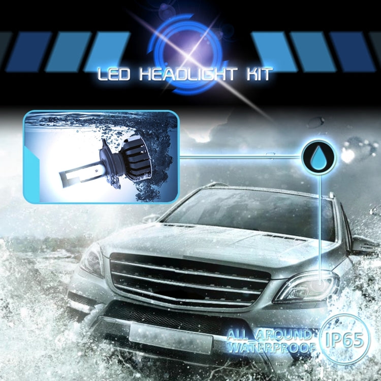 2 PCS 9005 HB3 25W 3000LM 6000K IP65 Waterproof Car Headlight with 6 CSP Lamps White Light, DC 9-36V