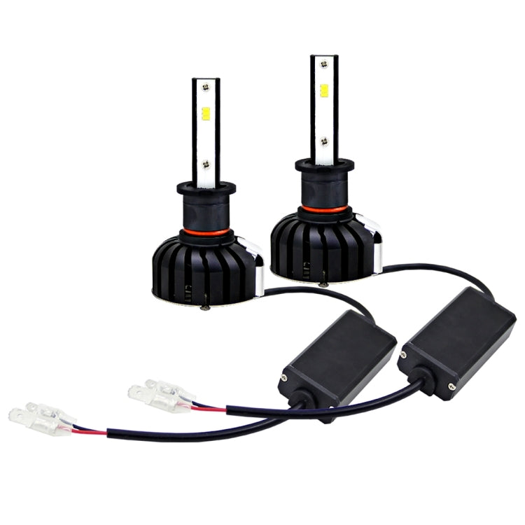 2 PCS H3 25W 3000 LM 6000K IP65 Waterproof Car Headlight with 6 CSP Lamps White Light, DC 9-36V