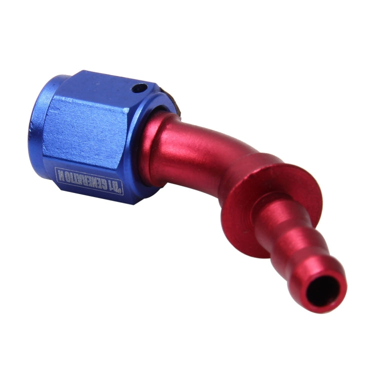 Pipe Joints 45 Degree Swivel Oil Fuel Fitting Adaptor Oil Cooler Hose Fitting Aluminum Alloy AN4 Fitting Car Auto Accessories