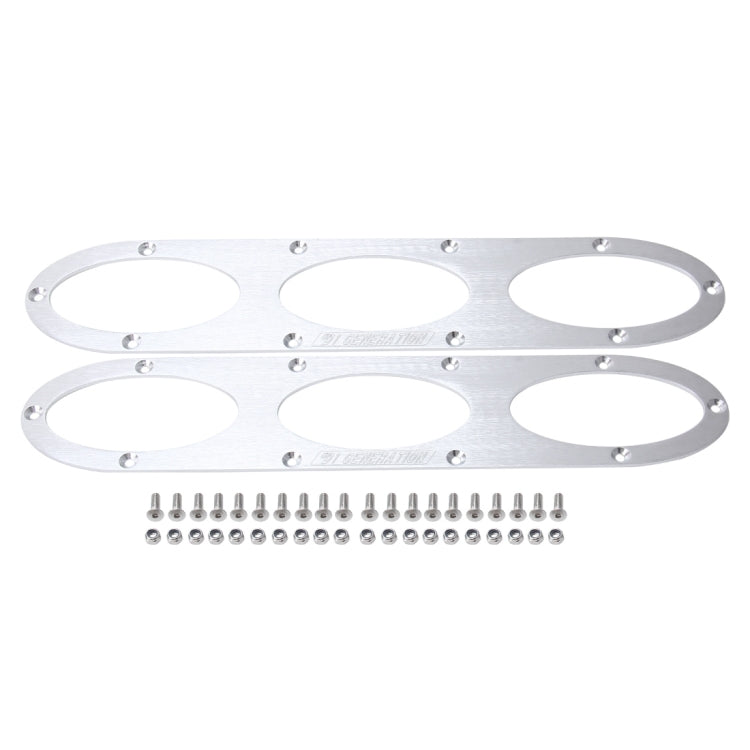 2 PCS Anti-collision Protection Decorative Bar Behind The Siege Car Decoration