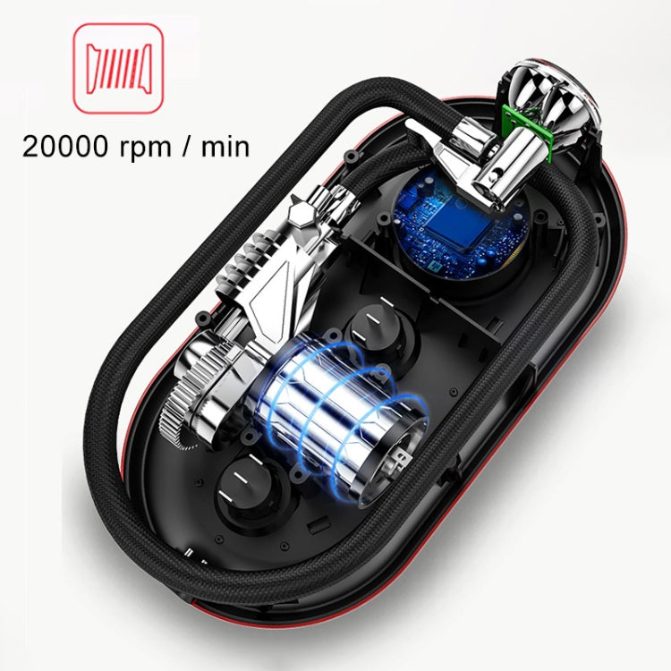 9 in 1 DC12V 120W Portable Toolbox Mechanical Dial Display Air Pump Tire Inflator Car Tire Pump Inflatable Pump