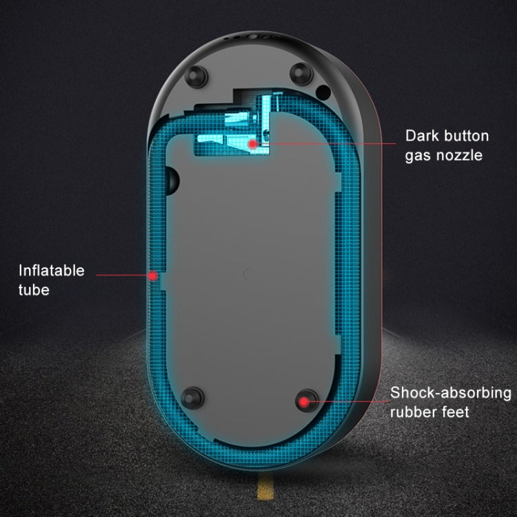 9 in 1 DC12V 120W Portable Toolbox Mechanical Dial Display Air Pump Tire Inflator Car Tire Pump Inflatable Pump