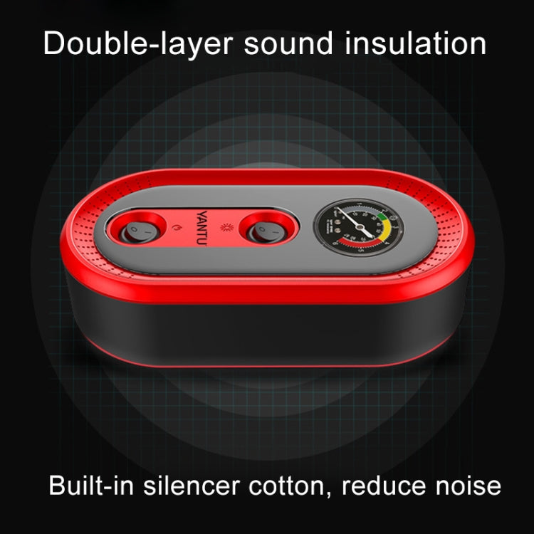 9 in 1 DC12V 120W Portable Toolbox Mechanical Dial Display Air Pump Tire Inflator Car Tire Pump Inflatable Pump