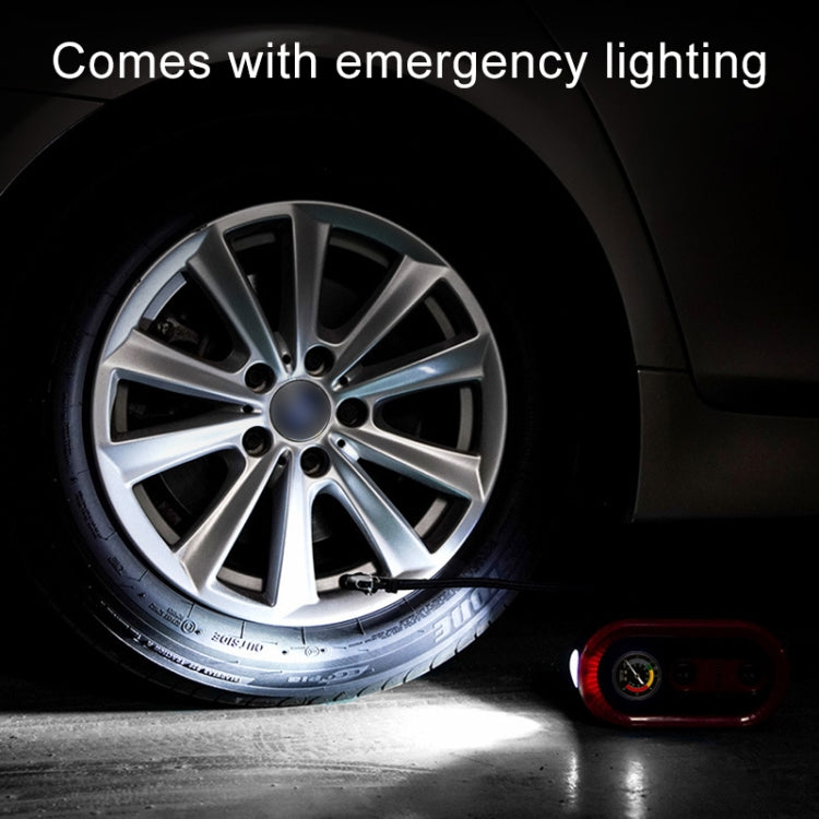 9 in 1 DC12V 120W Portable Toolbox Mechanical Dial Display Air Pump Tire Inflator Car Tire Pump Inflatable Pump