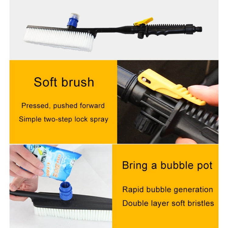 DC 12V Portable Double Pump + Brush High Pressure Outdoor Car Cigarette Lighter Washing Machine Vehicle Washing Tools, with Storage Box