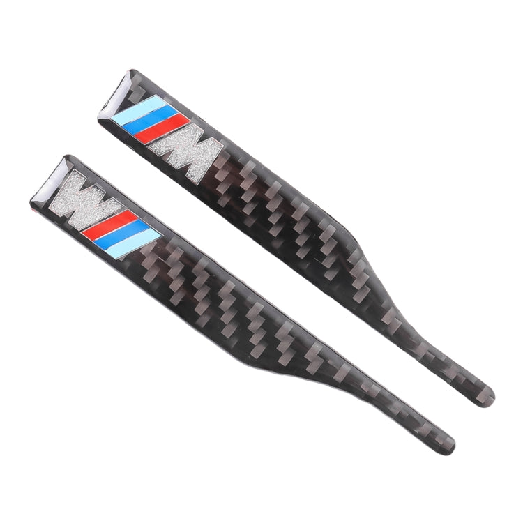 2 PCS Car-Styling Rearview Mirror Sticker Random Decorative Sticker(Black)