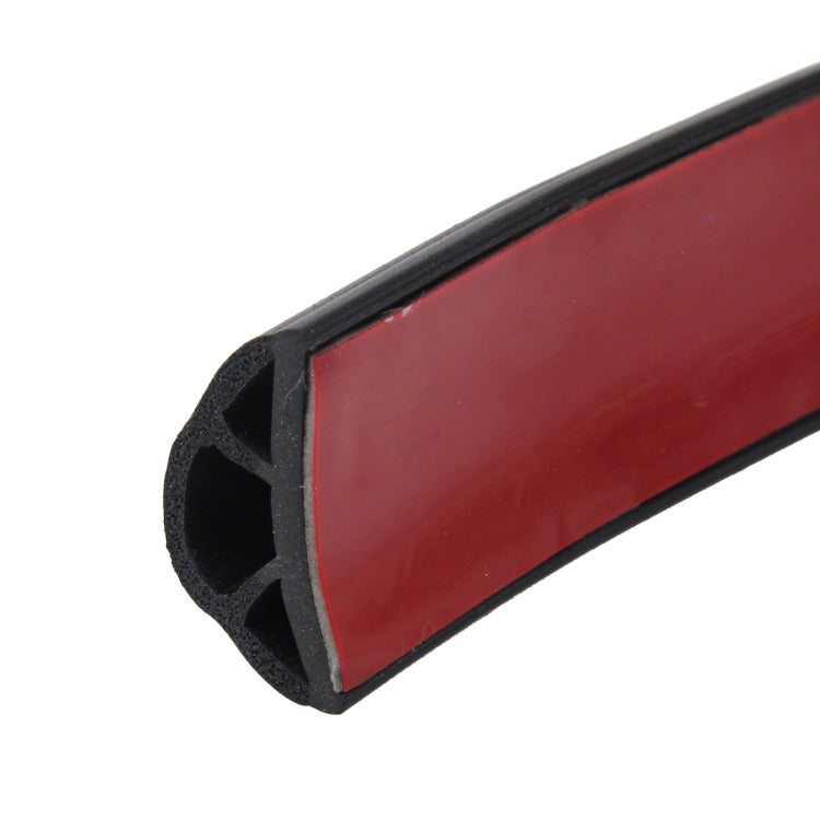 2 PCS 50cm Car Sound Insulation Sealing Rubber Strip Anti Noise Door Seal Strip Windproof Dust Proof Strip Pad Column Seal
