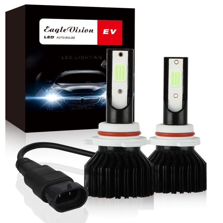 2 PCS EV12 9006 DC9-32V / 14W / 1400LM IP67 Car LED Headlight Lamps (Ice Blue Light)