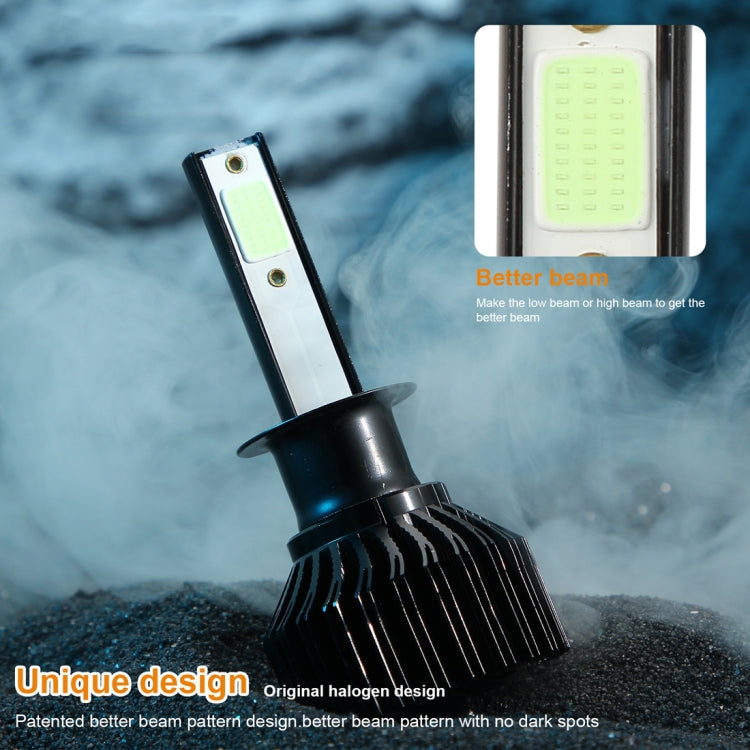 2 PCS EV12 H1 DC9-32V / 14W / 1400LM IP67 Car LED Headlight Lamps (Ice Blue Light)