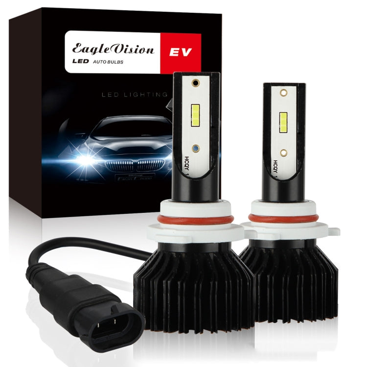 2 PCS EV13 9005 DC9-32V / 14W / 1400LM / 6000K IP67 Car LED Headlight Lamps (White Light)