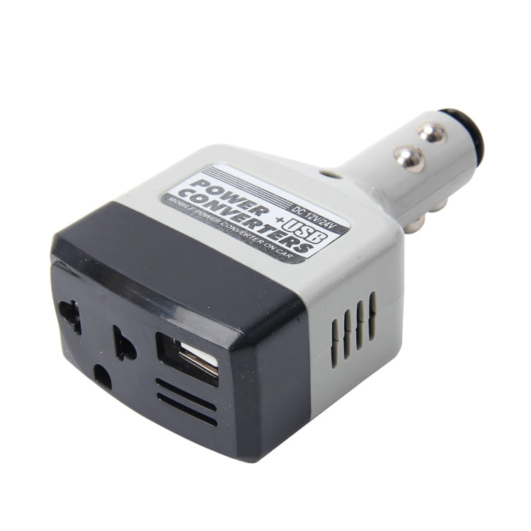 Mobile Power Connector on Car Power USB Converters DC 12 - 24V Fit to All The Kinds of Mobile Phone Chargers