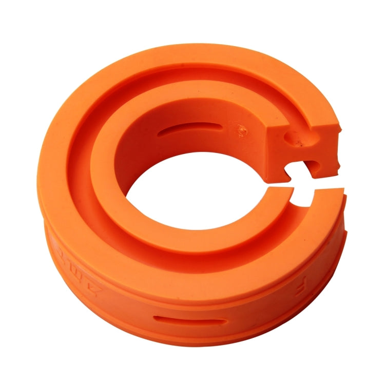 2 PCS Car Auto B Type Shock Absorber Spring Bumper Power Cushion Buffer, Spring Spacing: 34mm, Colloid Height: 62mm(Orange)