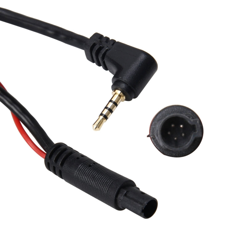 15m 5P Male & 2.5mm Female to 2.5mm Reversing Camera Extension Cord Rearview Mirror Vehicle Traveling Data Recorder Video Dual-core Conversion with Temperature Control for Android System