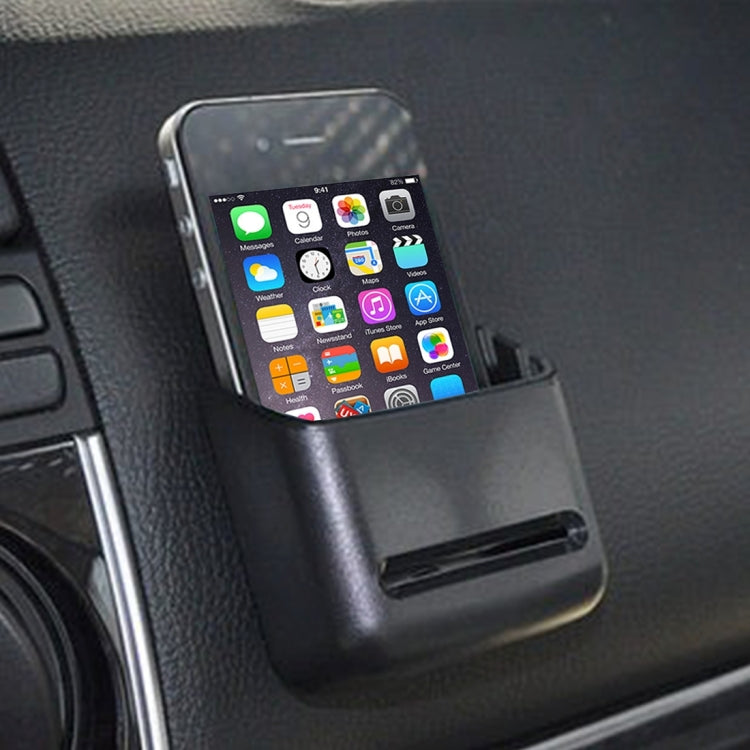 SHUNWEI Car Storage Bag Multi-use Tools Organizer Boxes Car Storage Box Bonded Phone Holder