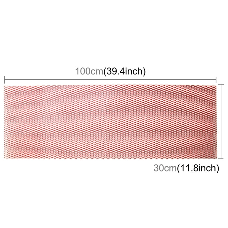 Grill Grille Front Center Racing Cover Aluminum Grill, Size: 100*30 cm