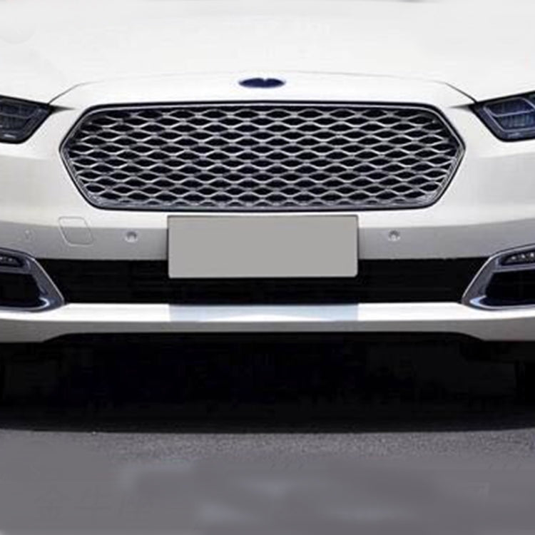Grill Grille Front Center Racing Cover Aluminum Grill, Size: 100*30 cm