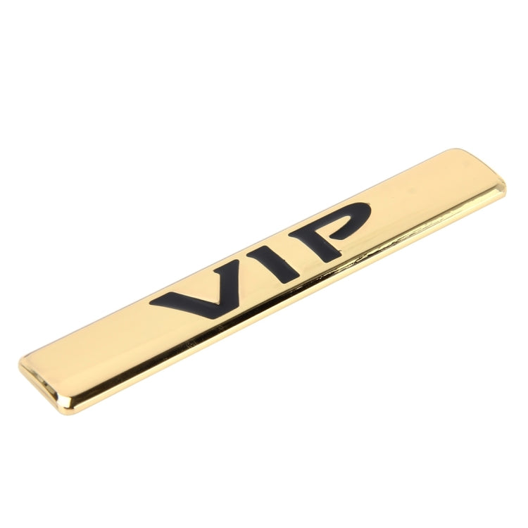 Auto VIP Sticker VIP Label Car Stickers 3D Metal Fashion VIP Logo Car Stickers,Size:9.5*1.5cm