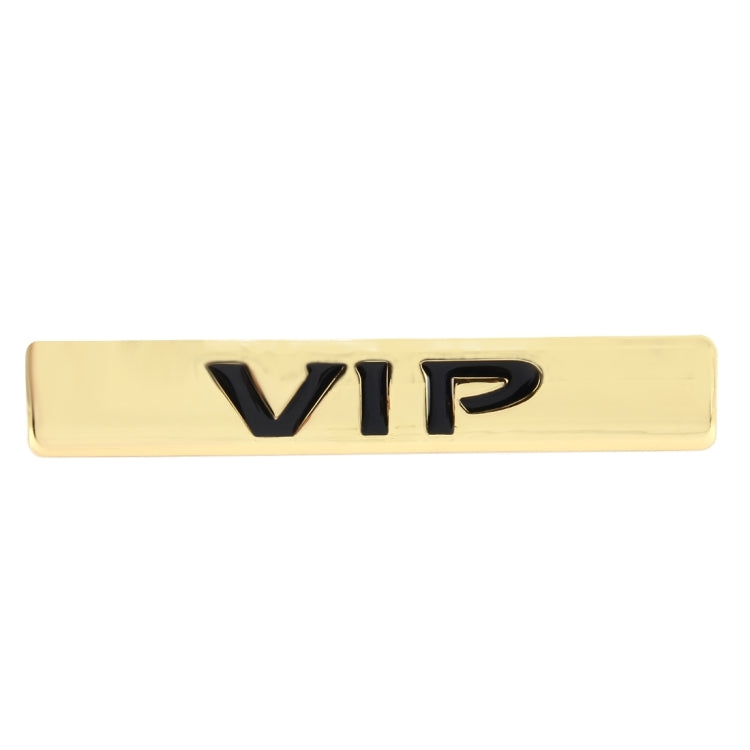 Auto VIP Sticker VIP Label Car Stickers 3D Metal Fashion VIP Logo Car Stickers,Size:9.5*1.5cm